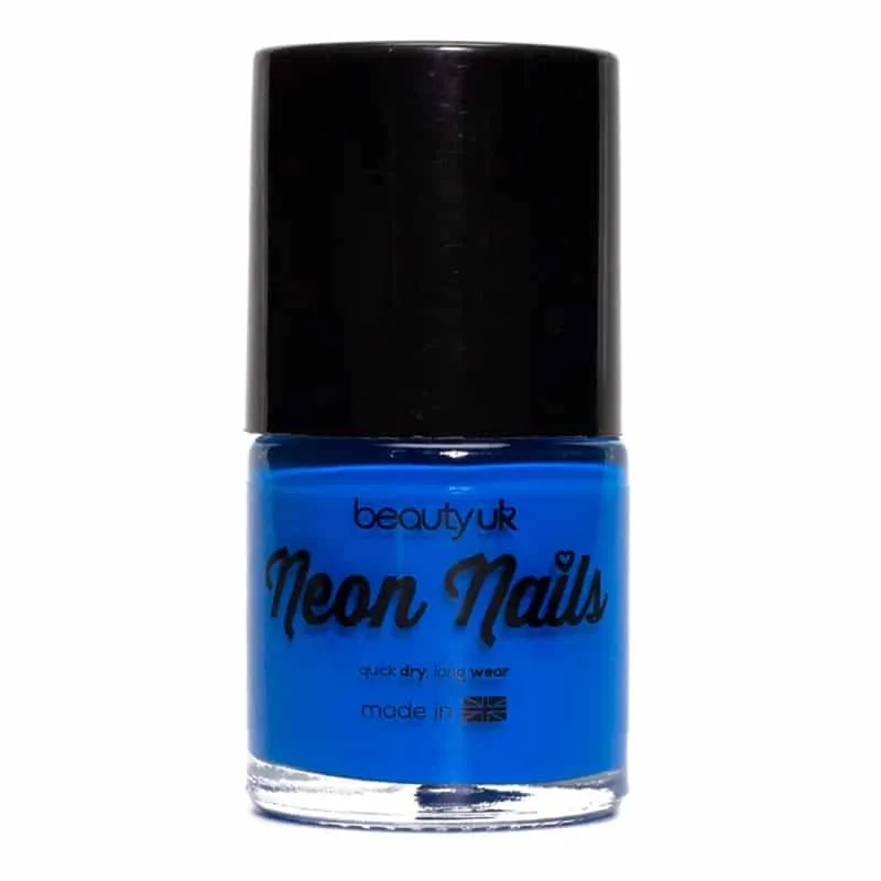 Alternativ bild 0 för Beauty UK Neon Nail Polish - Blue