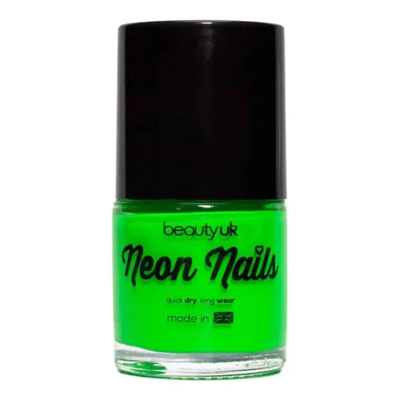 Alternativ bild 0 för Beauty UK Neon Nail Polish - Green
