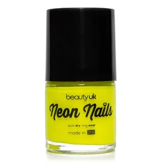 Produktfoto för Beauty UK Neon Nail Polish - Yellow