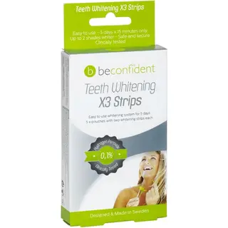 Produktfoto för Beconfident Tandblekning X3 Strips 5 dagar