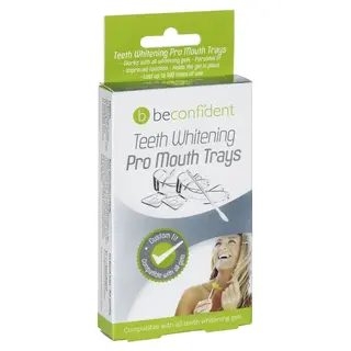 Produktfoto för Beconfident Teeth Whitening Pro Mouth Trays 2-pack with pen applicator