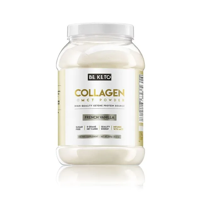 Alternativ bild 0 för BeKeto Collagen + MCT Oil French Vanilla 800 g