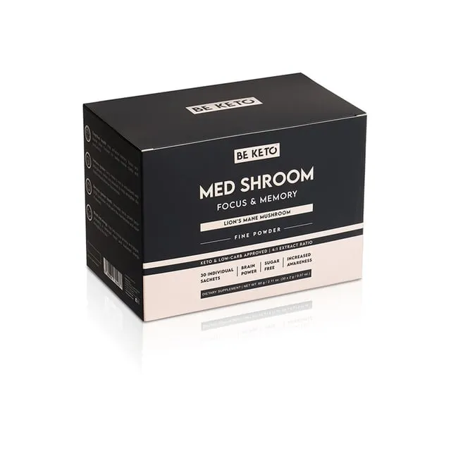 Alternativ bild 0 för BeKeto Med Shroom Lion’s Mane Mushrooms 30 sachets