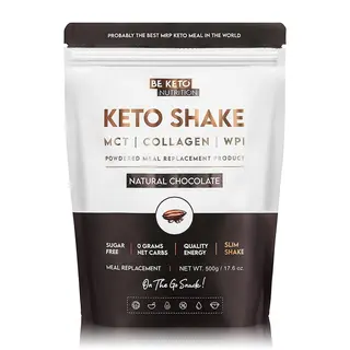 Produktfoto för BeKeto Shake Natural Chocolate 500 g