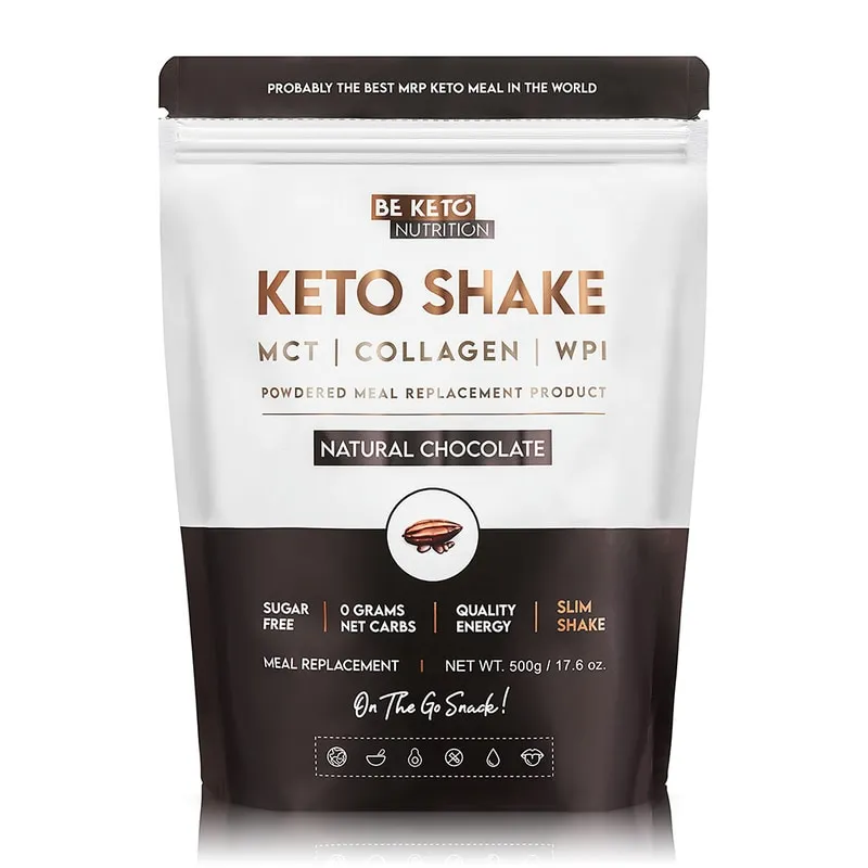 Bild 1 för BeKeto Shake Natural Chocolate 500 g