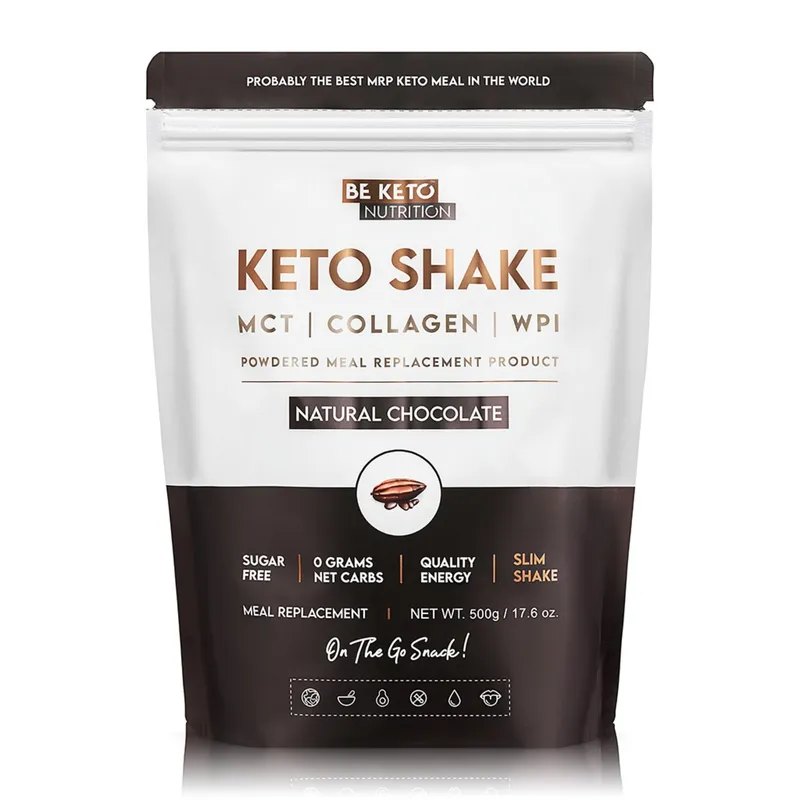 Bild 2 för BeKeto Shake Natural Chocolate 500 g