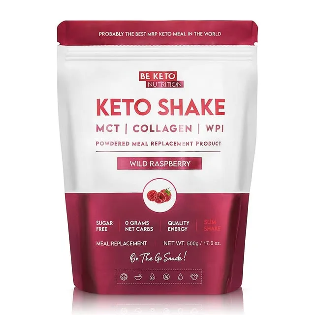 Alternativ bild 0 för BeKeto Shake Wild Raspberry 500 g