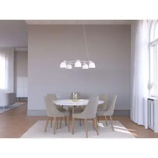 Produktfoto för Belid - Bird Ljuskrona Ø95,3 Sand/Brass/Opal Belid