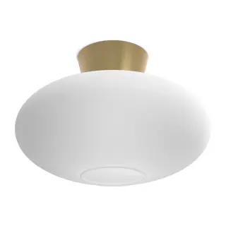 Produktfoto för Belid - Bullo Plafond XL Ø38 Brass/Opal