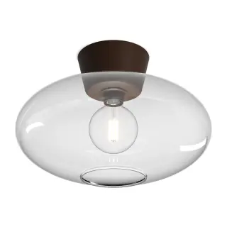 Produktfoto för Belid - Bullo Plafond XL Ø38 Oxid/Clear