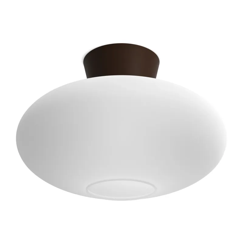 Alternativ bild 0 för Belid - Bullo Plafond XL Ø38 Oxid/Opal