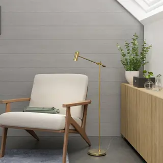 Produktfoto för Belid - Cato Golvlampa Blank Mässing H1000 Dimbar