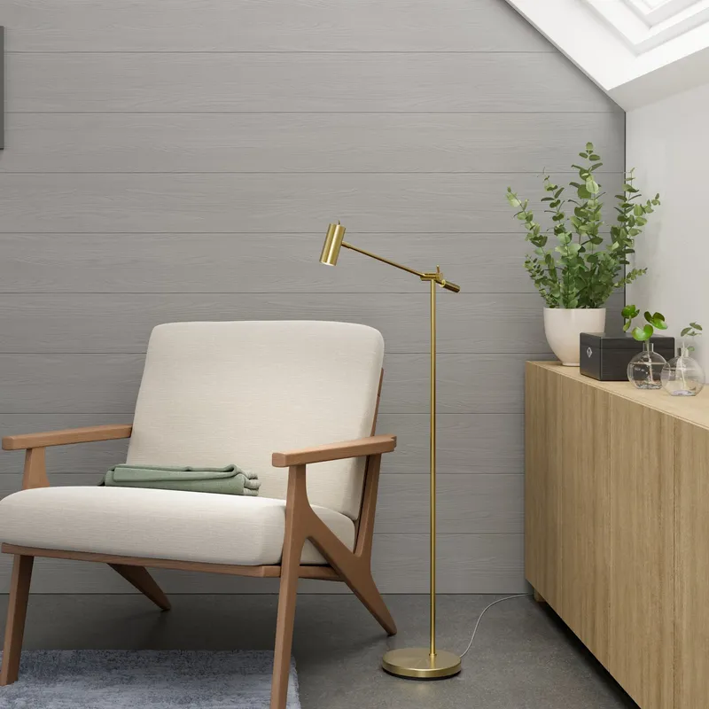 Bild 1 för Belid - Cato Golvlampa Blank Mässing H1000 Dimbar