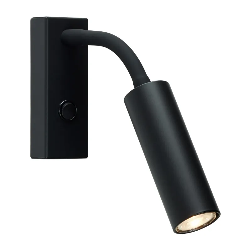 Alternativ bild 0 för Belid - Cato Slim Vägglampa Flex Mat Svart