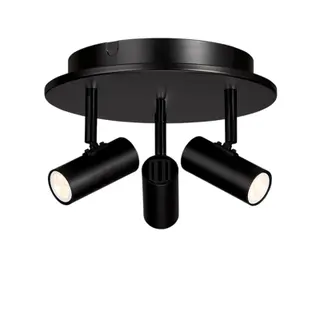 Produktfoto för Belid - Cato Triospot Plafond Mat Svart/Matt Svart