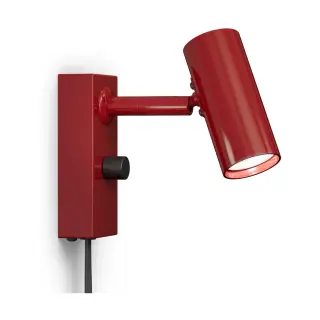 Produktfoto för Belid - Cato Vägglampa Blank Ruby Röd/Matt Svart