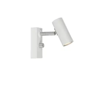 Produktfoto för Belid - Cato Vägglampa Matt Vit Enkel LED