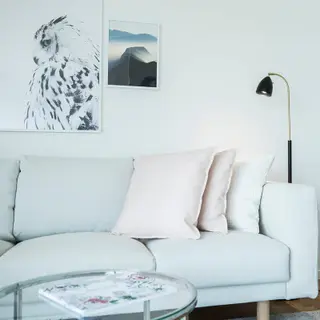 Produktfoto för Belid - Deluxe Golvlampa Vit/Mässing LED