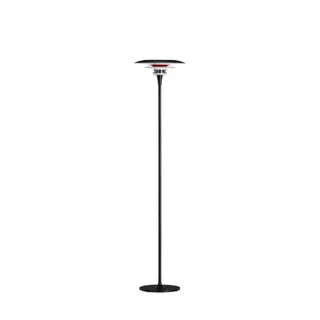 Produktfoto för Belid - Diablo Golvlampa Ø300 Matt Black/Glossy Red Belid