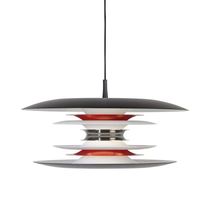 Alternativ bild 0 för Belid - Diablo Taklampa Ø500 Mat Svart/Röd Belid
