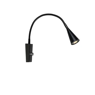 Produktfoto för Belid - Ledro Vägglampa Matt Svart LED 12V Dimbar