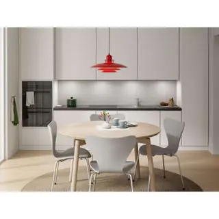 Produktfoto för Belid - Primus I Pendel Ø43 Glossy Red/Matt Black Belid