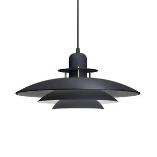 Produktfoto för Belid - Primus I Taklampa Ø43 Dark Denim/Brass Belid