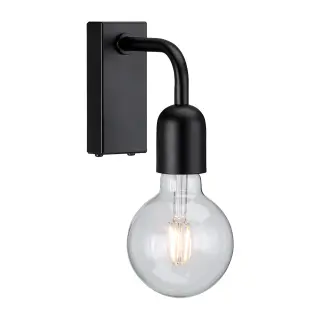 Produktfoto för Belid - Regal 1 Vägglampa Matt Black Belid