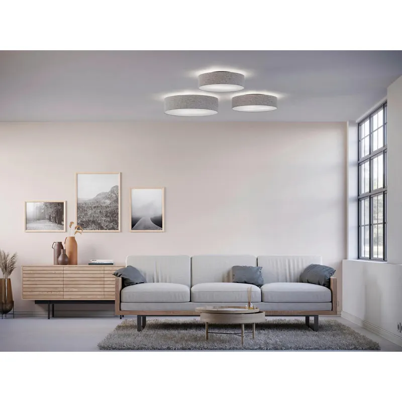 Bild 2 för Belid - Soft Plafond Ø44 Grey Wool