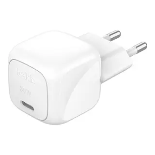 Produktfoto för Belkin BoostCharge power adapter - compact - 24 pin USB-C - 30 Watt