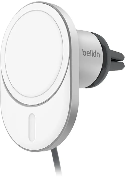 Alternativ bild 0 för Belkin car wireless charging holder - magnetic with Qi2 + car power adapter - 15 Watt