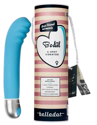 Produktfoto för Belladot Bodil G-punktsvibrator blå