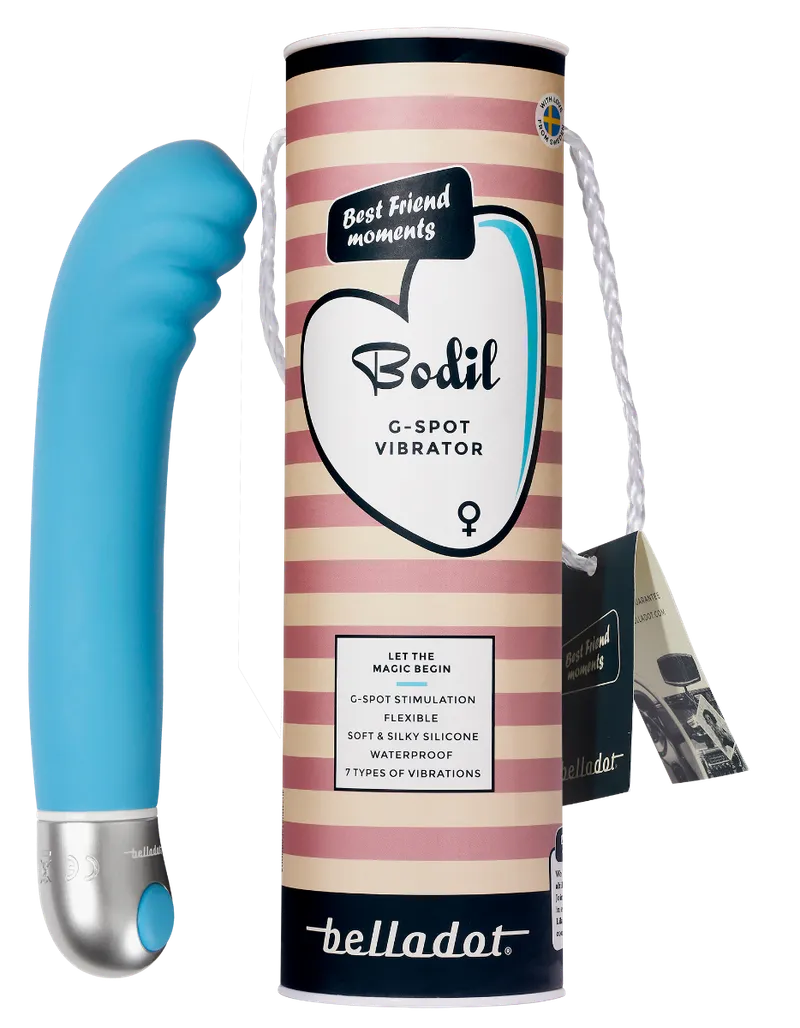 Alternativ bild 0 för Belladot Bodil G-punktsvibrator blå