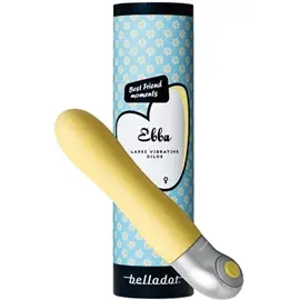 Produktfoto för Belladot Ebba Large Vibrating Dildo Gul