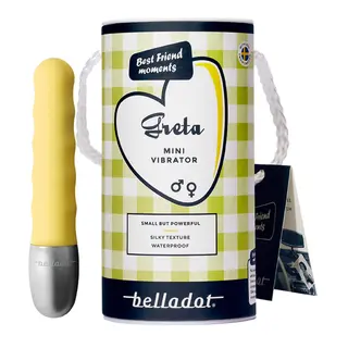 Produktfoto för Belladot Greta Minivibrator gul