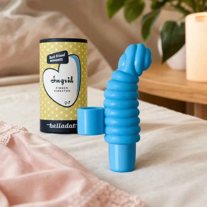 Bild 3 för Belladot Ingrid Finger Vibrator, blå