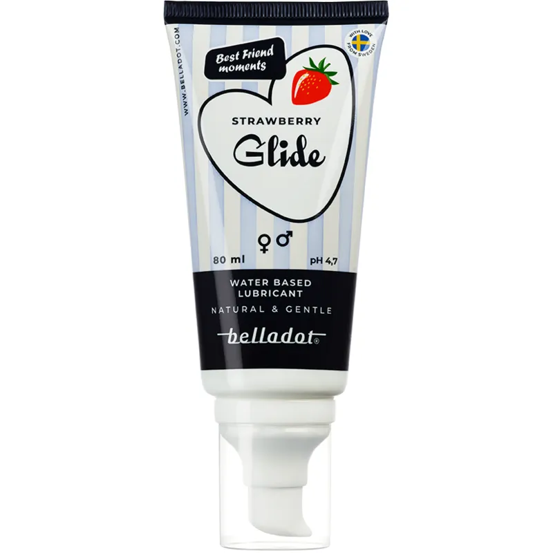 Bild 1 för Belladot Lubricant Strawberry Water Based 80 ml