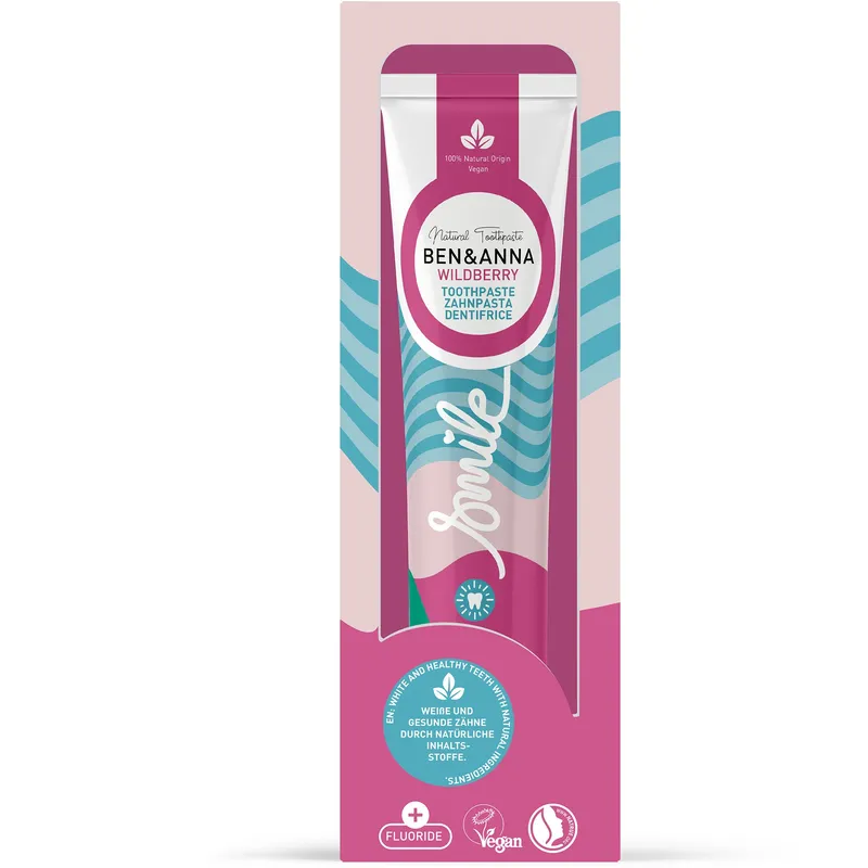 Bild 2 för Ben & Anna Dental Care Toothpaste Wild Berry 75 ml