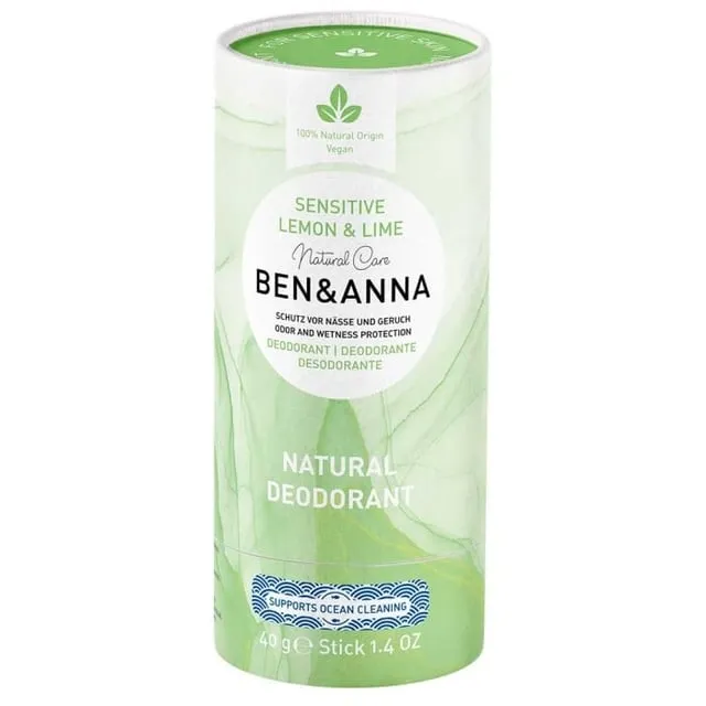 Alternativ bild 0 för Ben & Anna Deodorant Sensitive Lemon & Lime  40 g