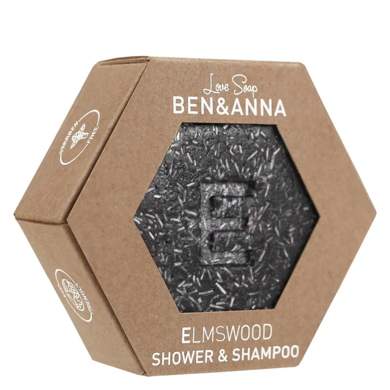 Bild 1 för Ben & Anna Elm Wood Shower & Shampoo 60 g