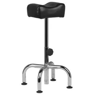Produktfoto för Benstöd - Höjd mellan 37 och 60 cm - AM-5012C Svart