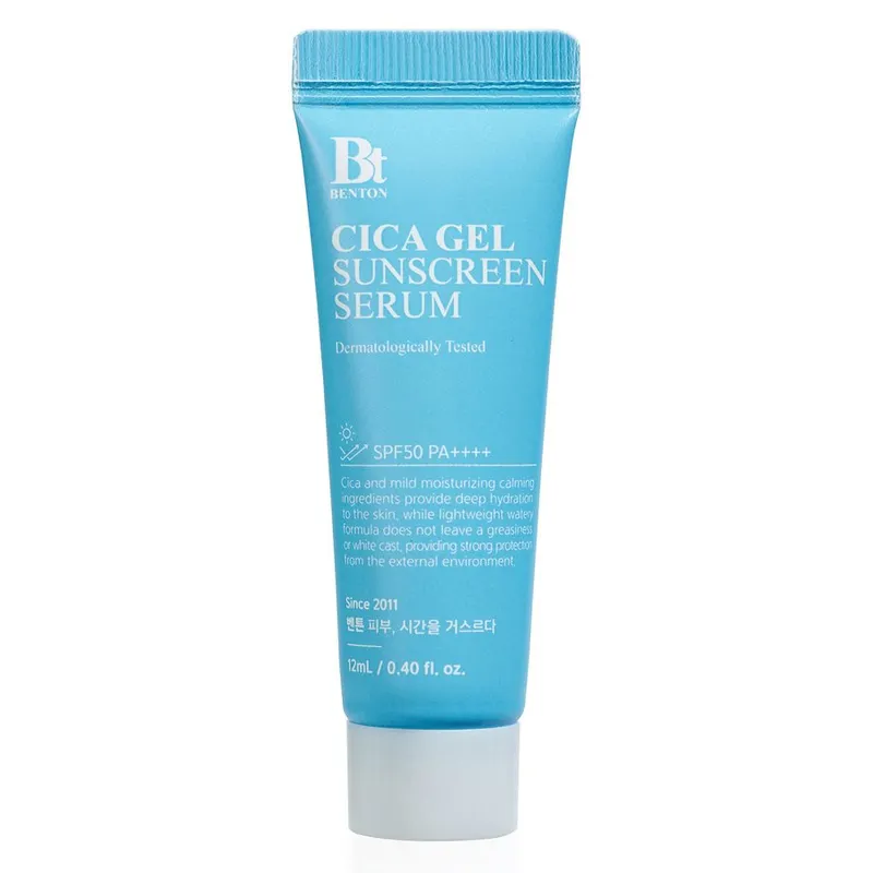 Alternativ bild 0 för Benton Cica Gel Sunscreen Serum Travelsize  SPF 50/PA++++