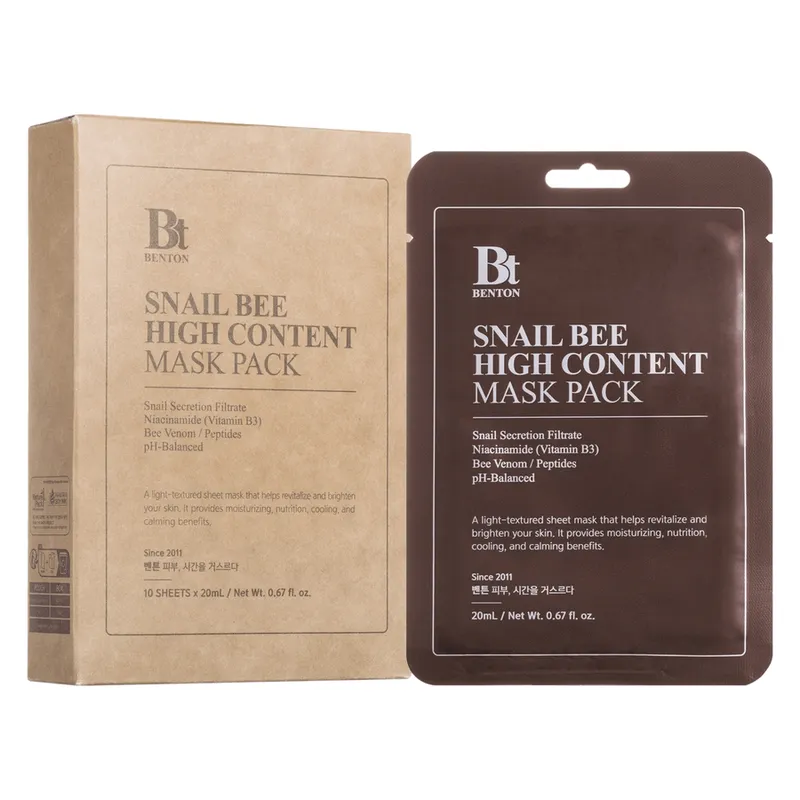 Bild 2 för Benton Snail Bee High Content Mask Pack 1 unit 20 g