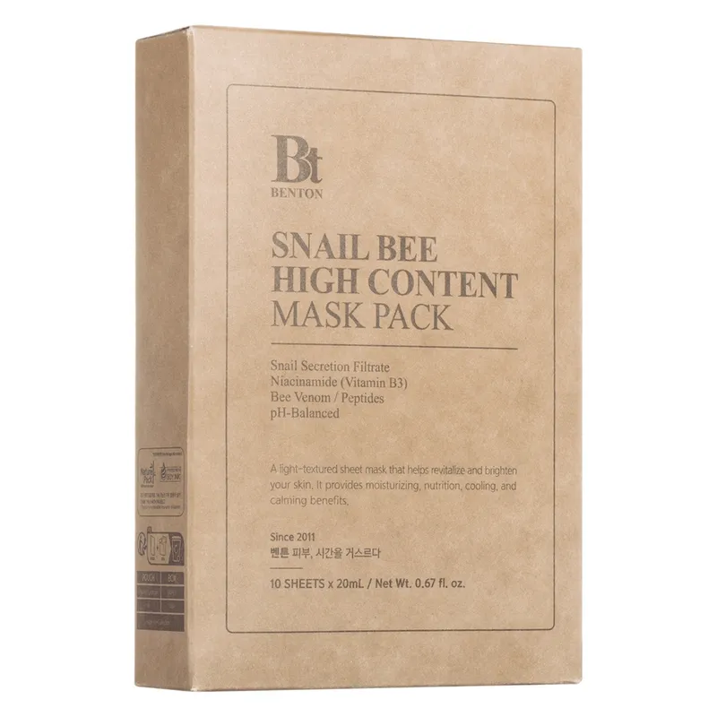 Bild 3 för Benton Snail Bee High Content Mask Pack 1 unit 20 g
