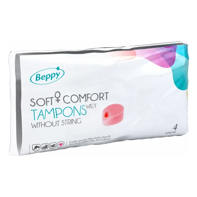 Alternativ bild 0 för Beppy Soft Comfort Wet Tampons 4 st