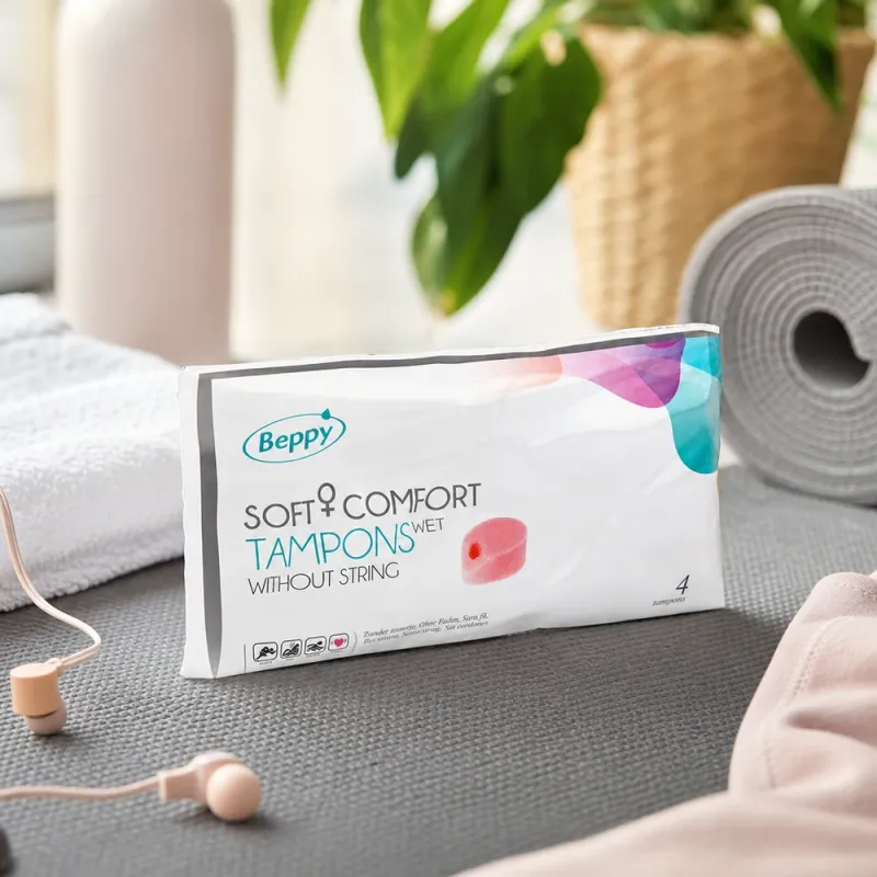 Bild 2 för Beppy Soft Comfort Wet Tampons 4 st