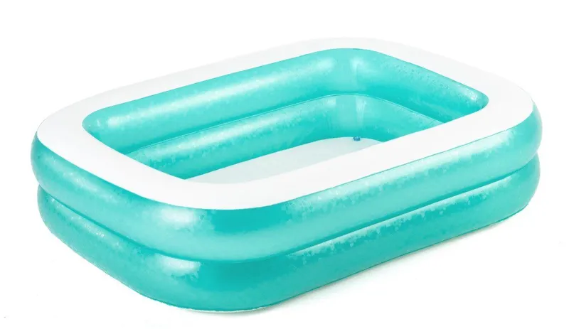 Alternativ bild 0 för Bestway 54005, Uppblåsbar pool, 450 l, 6 År, Vinyl, Blå, Vit