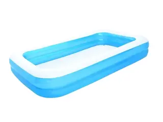 Produktfoto för Bestway 54150, Uppblåsbar pool, 850 l, Vinyl, Blå, Vit