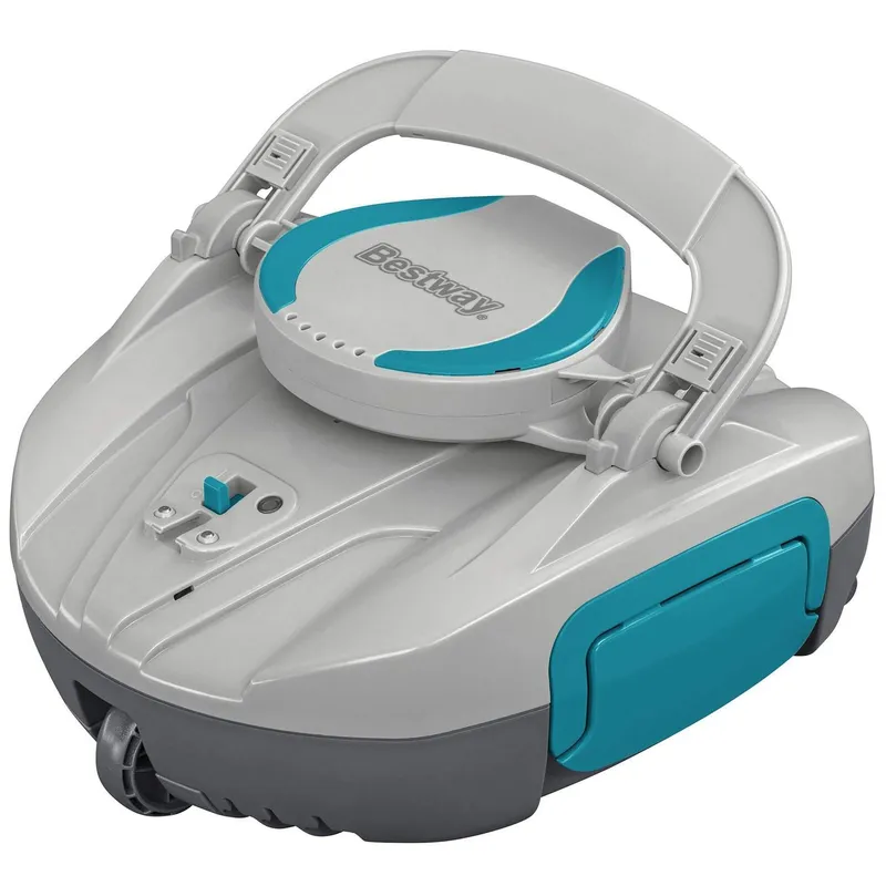 Bild 1 för Bestway 58864, Poolrengöringsrobot, Simbassäng, Blå, Grå, Ovanmarkspool, 1,5 l, 18 m²