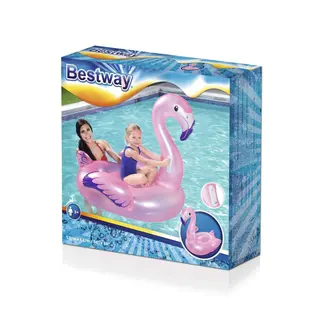 Produktfoto för Bestway Badmadrass Flamingo 127 cm